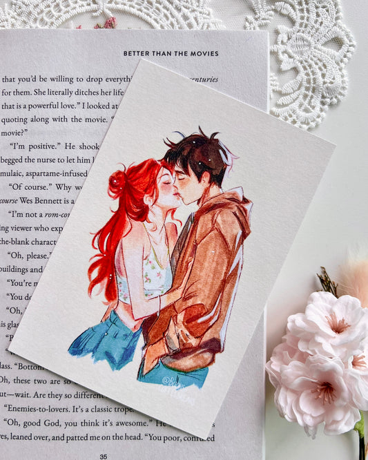💘 Frenemies? – Postcard / Mini Art Print