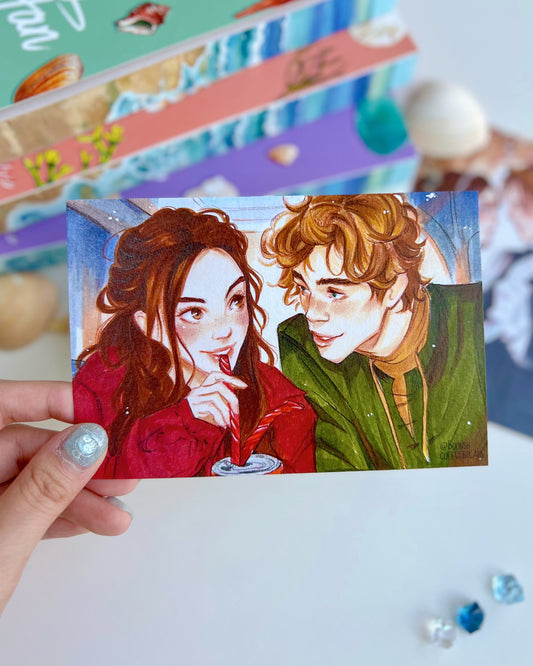 🥤 Twizzler Straws – Postcard / Mini Art Print