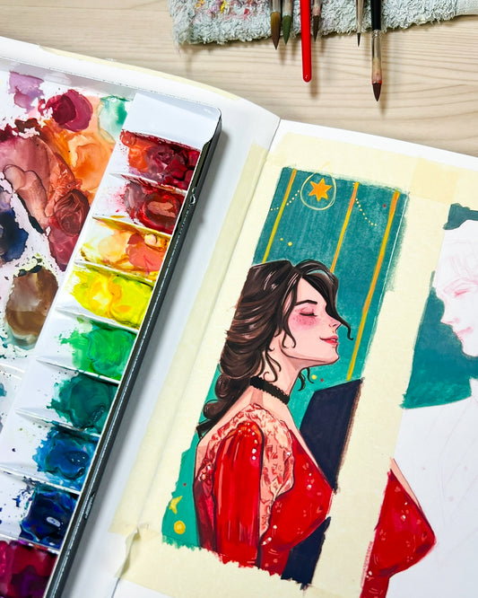 🎪Le Cirque des Rêves Illusionist & Magician Double-Sided Bookmark🎩🪄