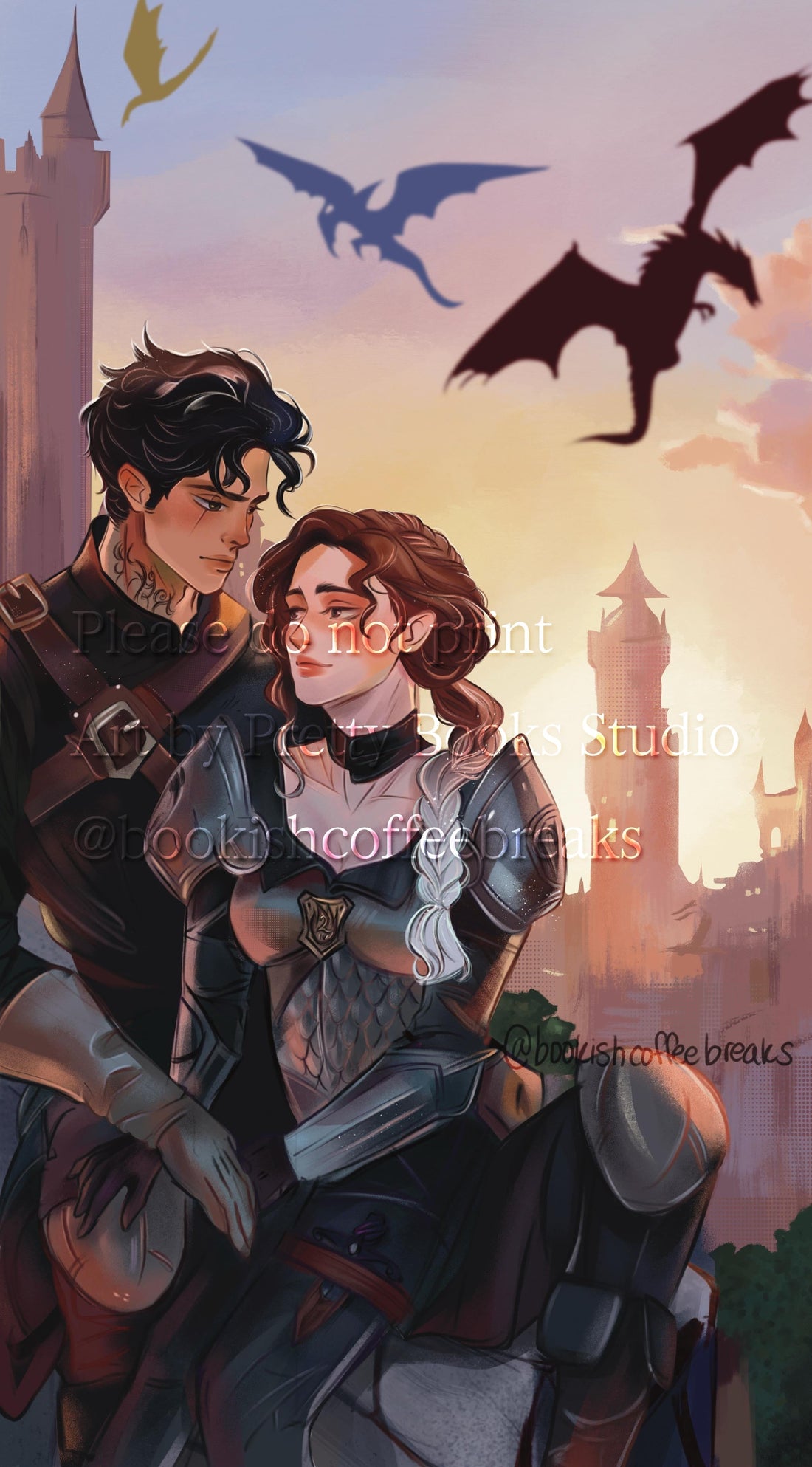 Xaden and Violet, Fourth Wing