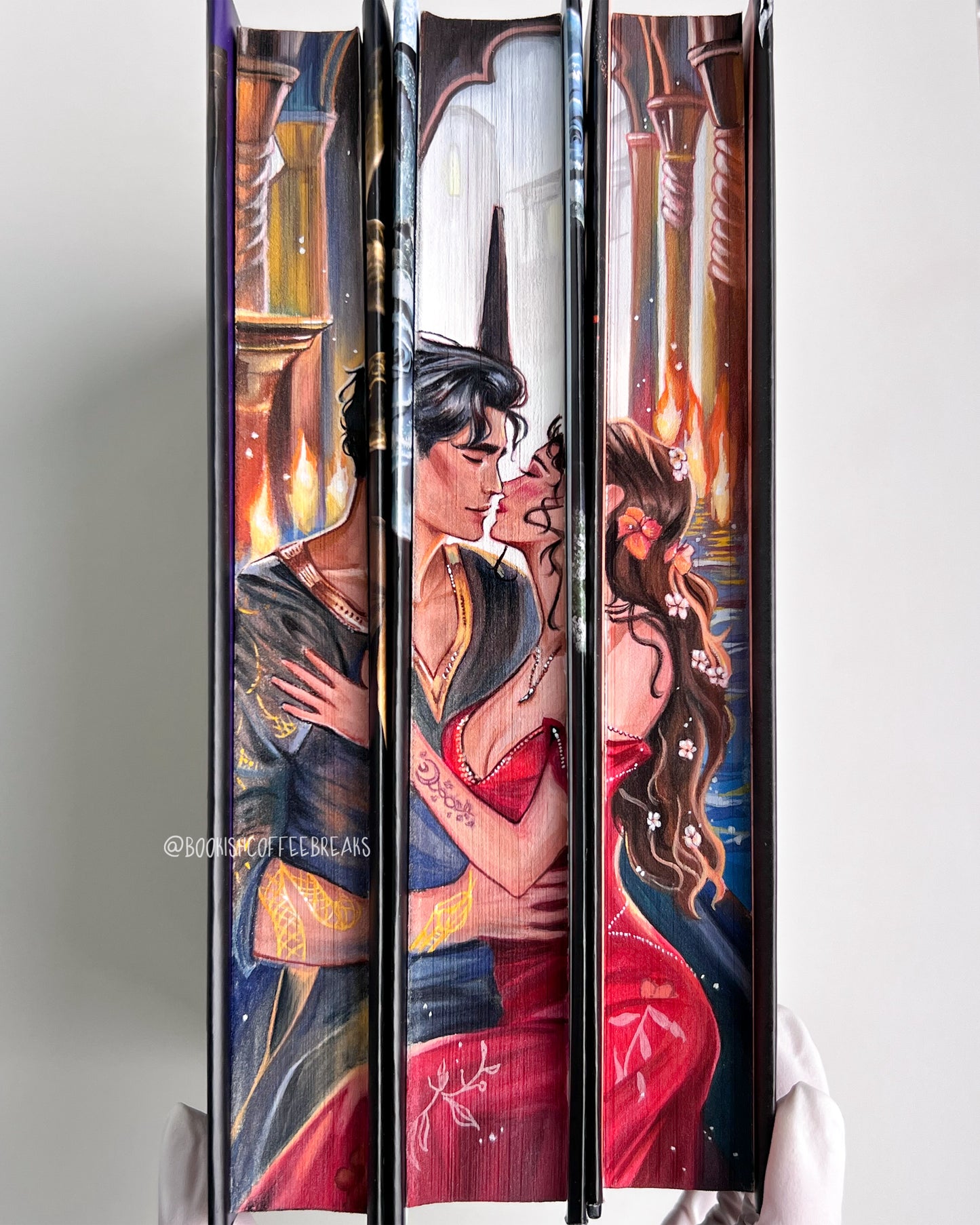 [2025] Fore-Edge Painting Commission - Custom Hand-Painted Book | Please READ DESCRIPTION🎀🖌️