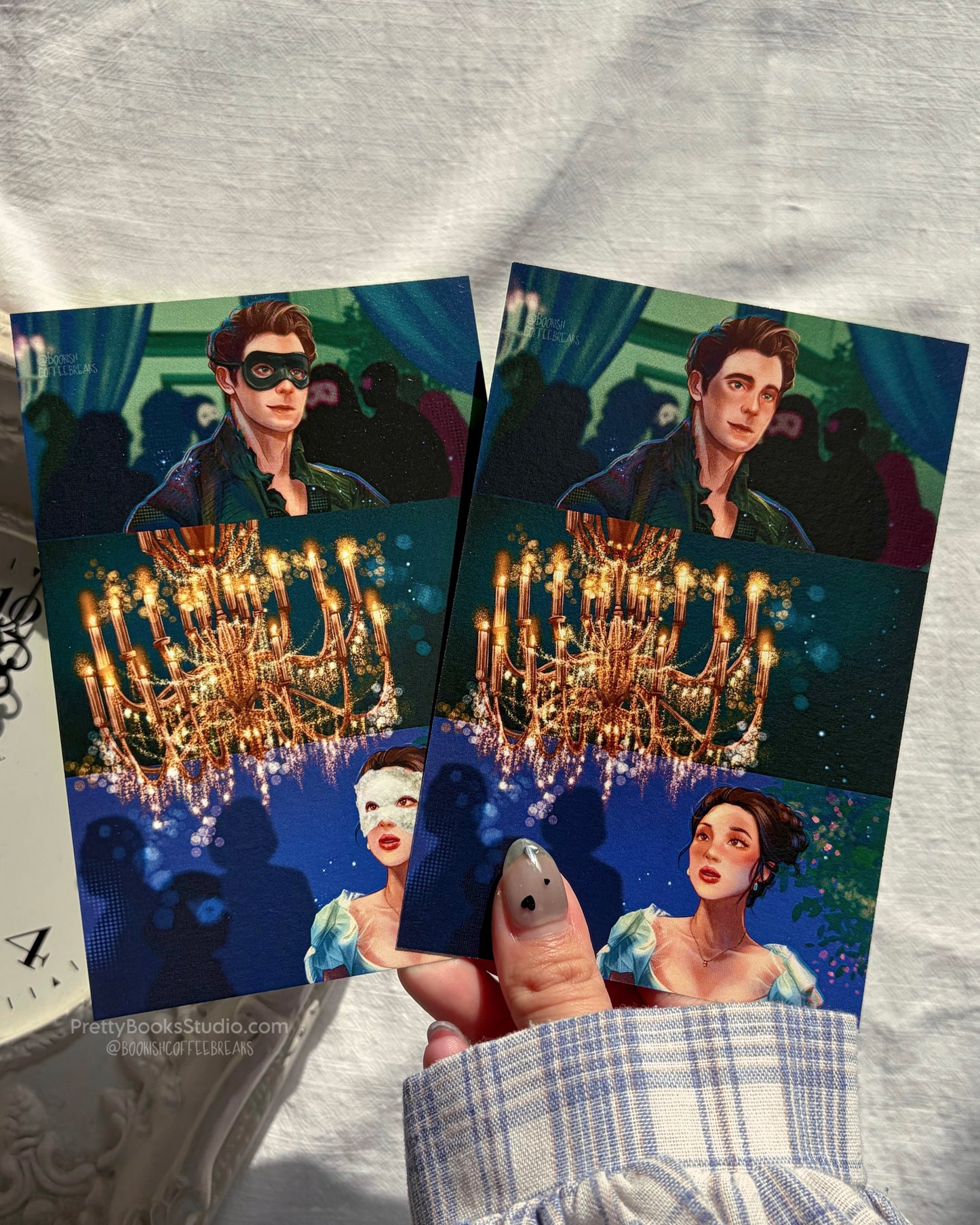 🎭At the Masquerade - Double-Sided Postcard / Mini Art Print