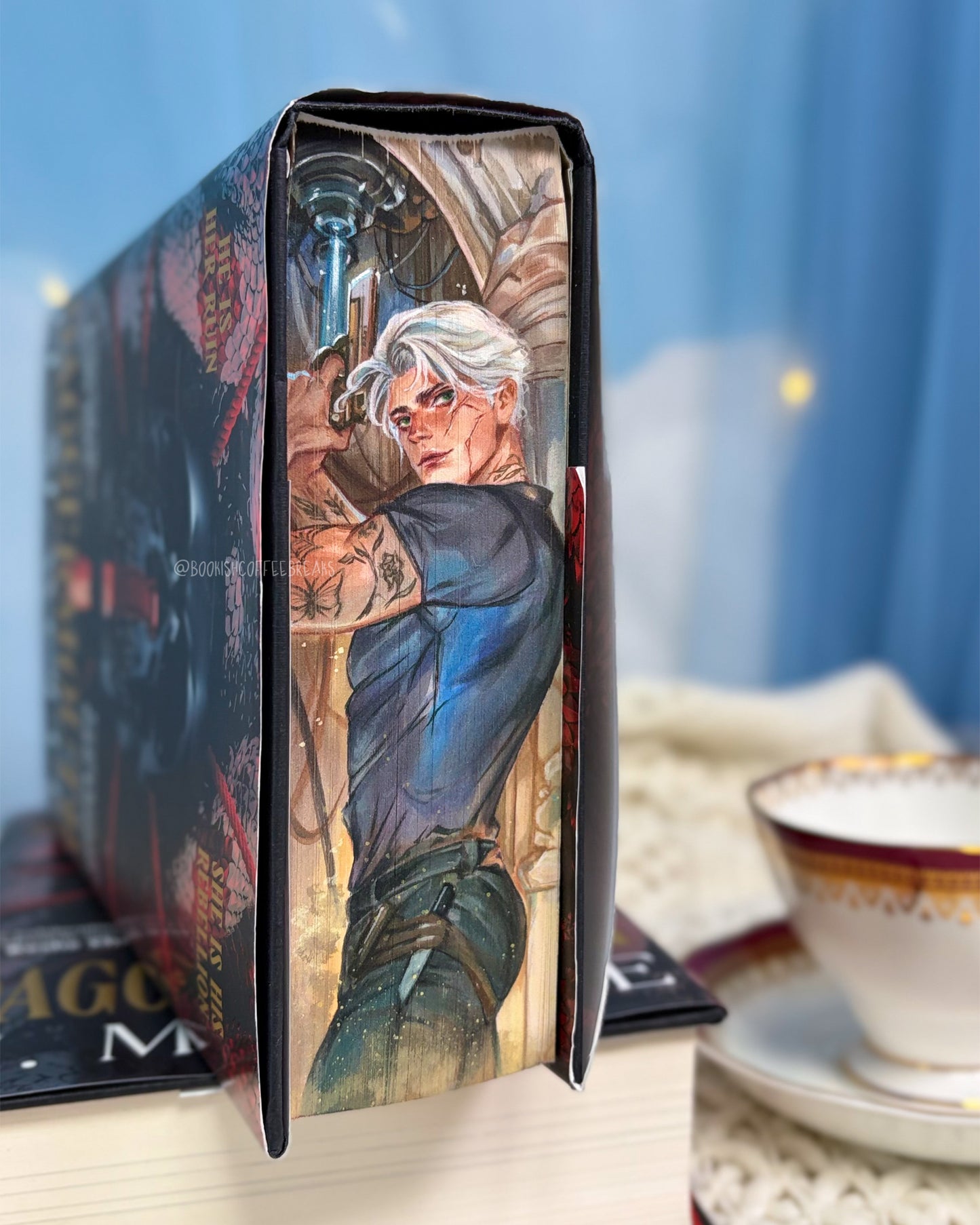 [PREORDER] Daggermouth by H.M. Wolfe Custom Edition with Illustrated Edges + Matching Bookmark🎭