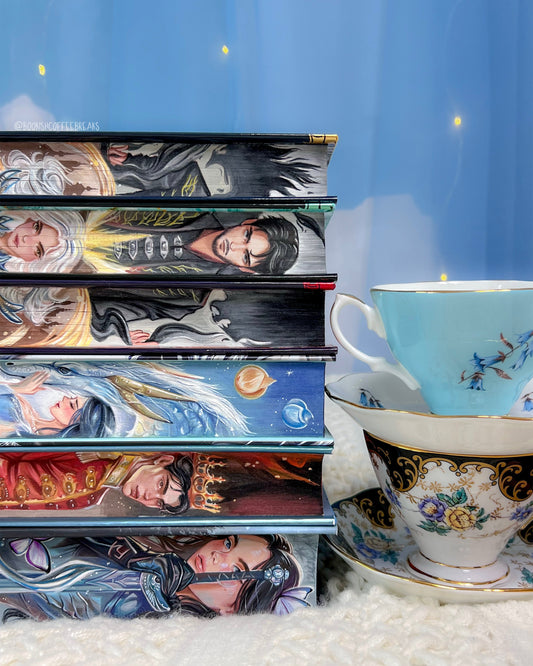 [2025] Fore-Edge Painting Commission - Custom Hand-Painted Book | Please READ DESCRIPTION🎀🖌️