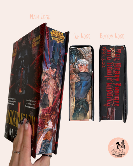[PREORDER] Daggermouth by H.M. Wolfe Custom Edition with Illustrated Edges + Matching Bookmark🎭