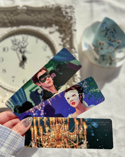 🎭At the Masquerade - Set of 3 Double-Sided Bookmarks