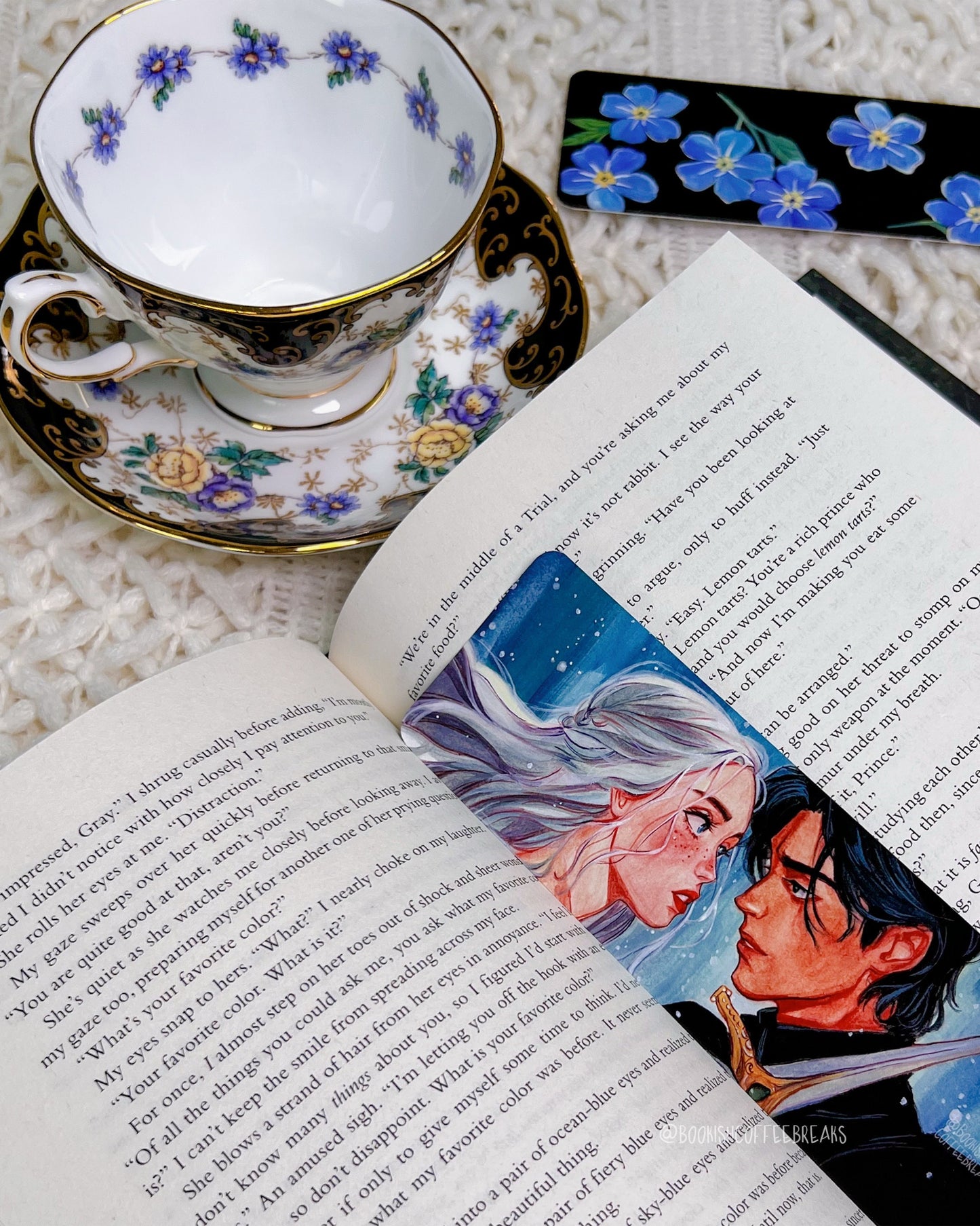 ⚔️Forget Me Not – Double-Sided Bookmark