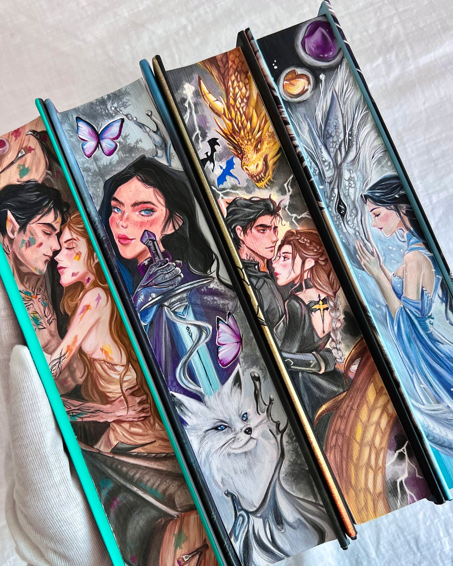 [2025] Fore-Edge Painting Commission - Custom Hand-Painted Book | Please READ DESCRIPTION🎀🖌️