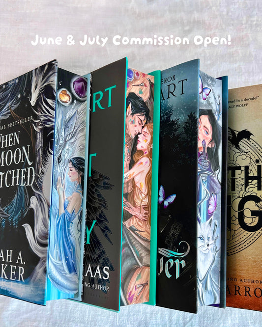 [JUNE 2025] Fore-Edge Painting Commission - Custom Hand-Painted Book | Please READ DESCRIPTION🎀🖌️