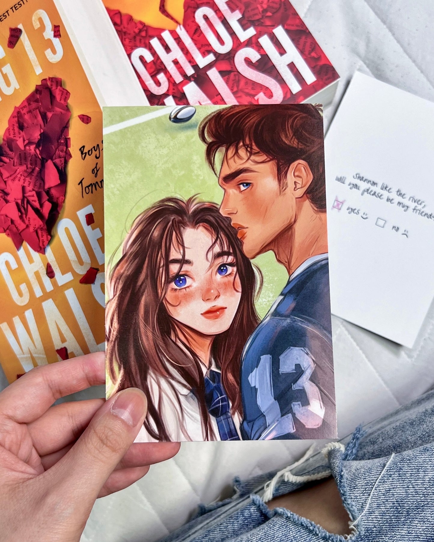 🏉“I’ve Got You” – Postcard / Mini Art Print