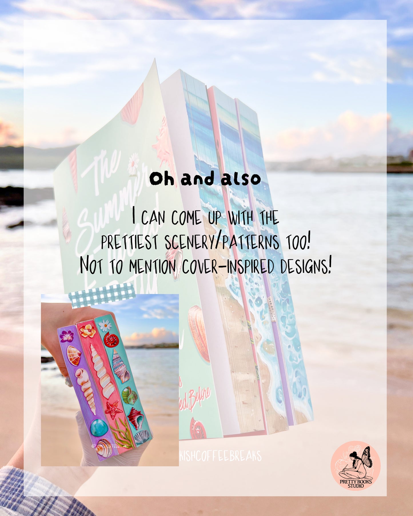 [2026] Fore-Edge Painting Commission - Custom Hand-Painted Book | Please READ DESCRIPTION🎀🖌️