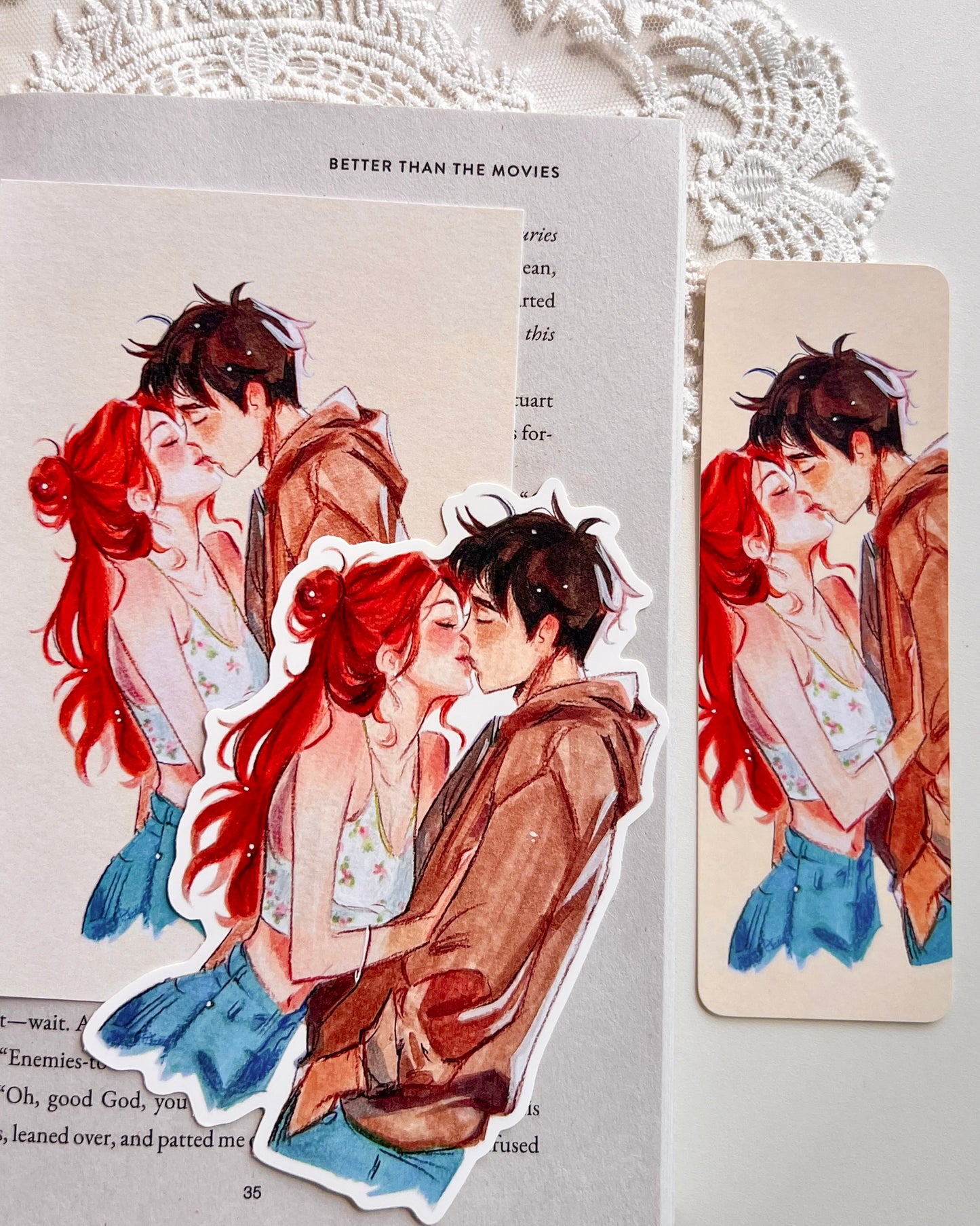 💋 Frenemies? – Double-Sided Bookmark
