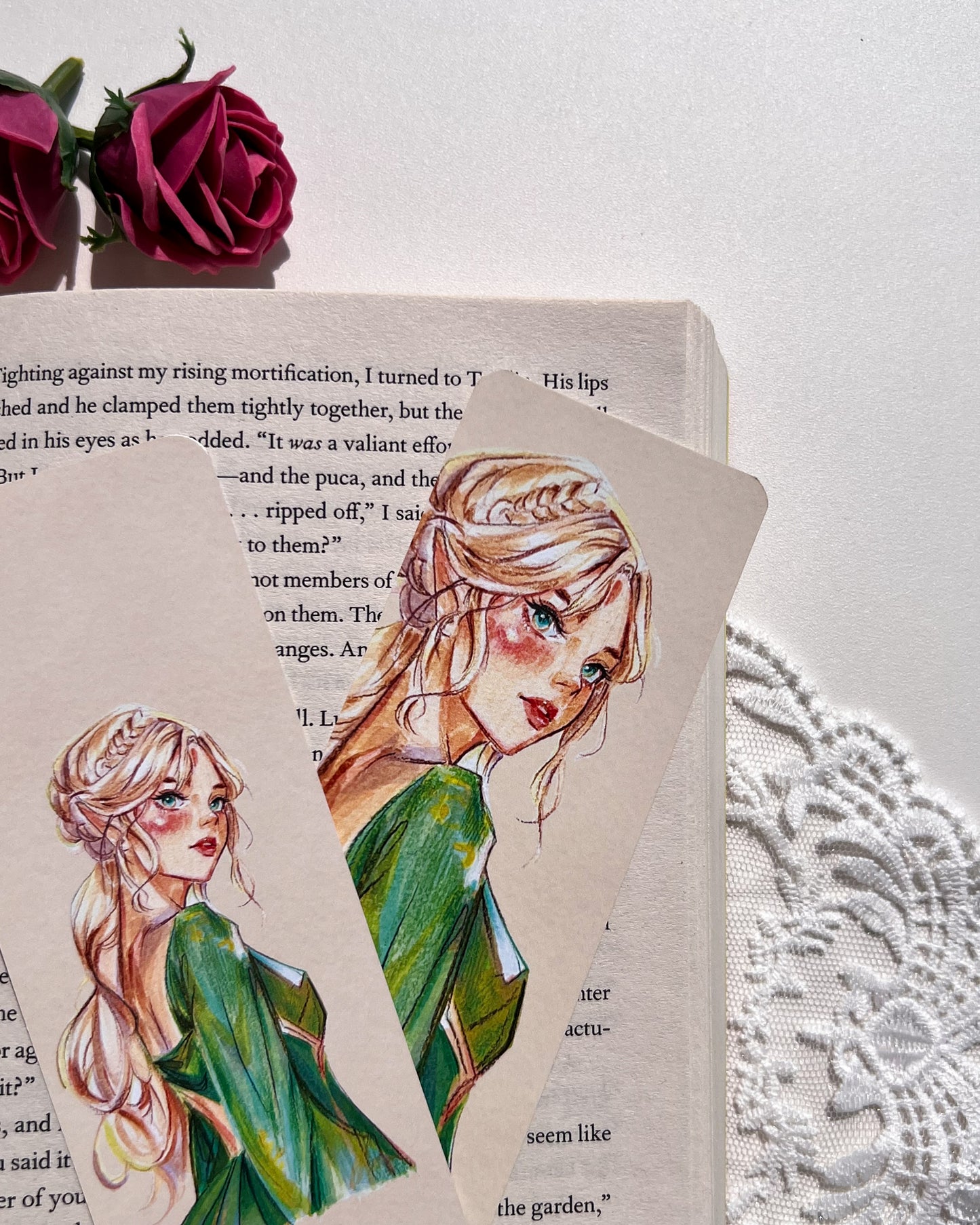 🔥 Fireheart – Double-Sided Bookmark