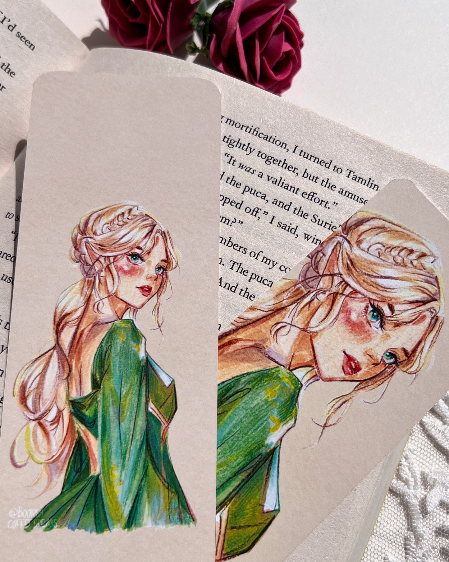 🔥 Fireheart – Double-Sided Bookmark