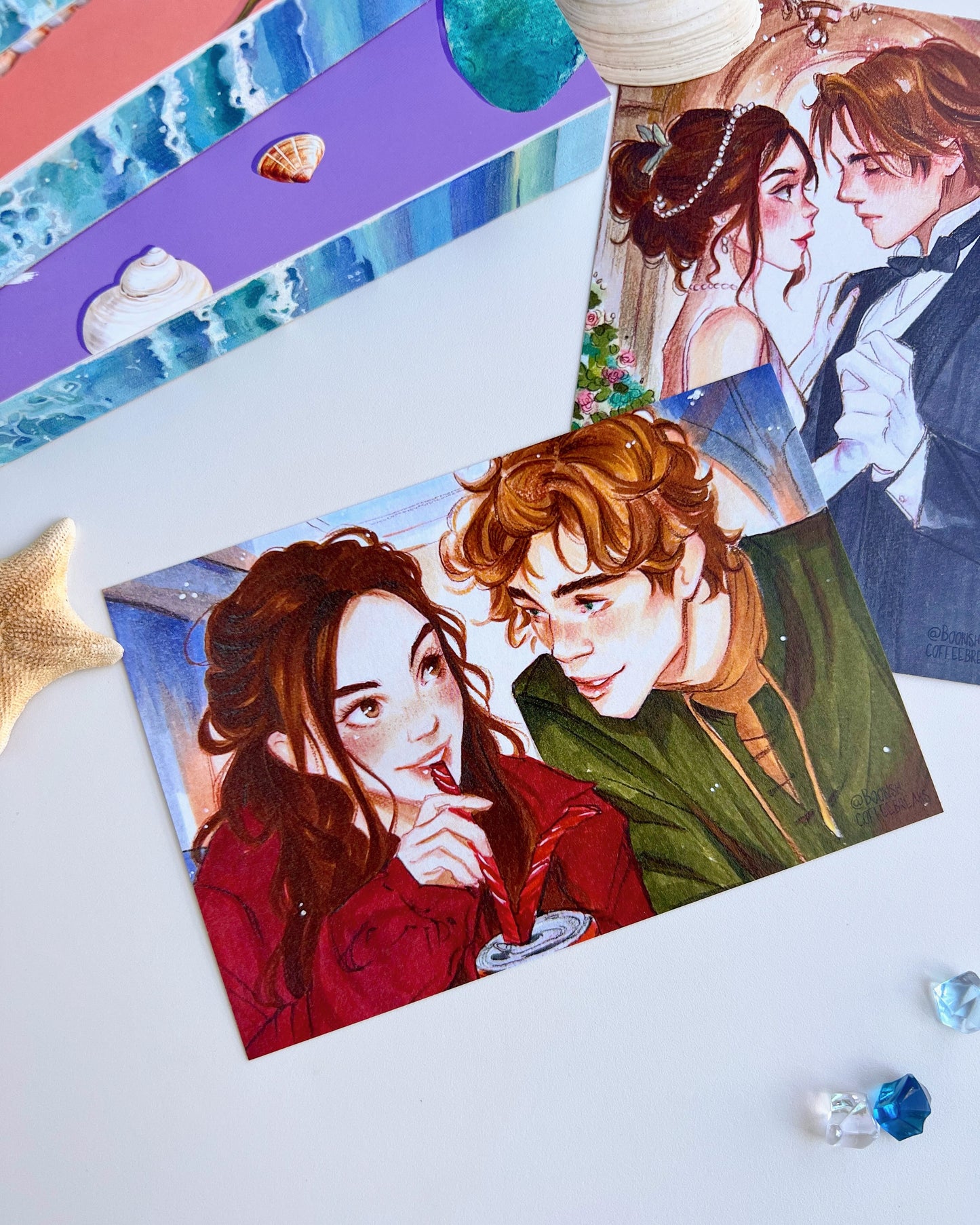 🥤 Twizzler Straws – Postcard / Mini Art Print