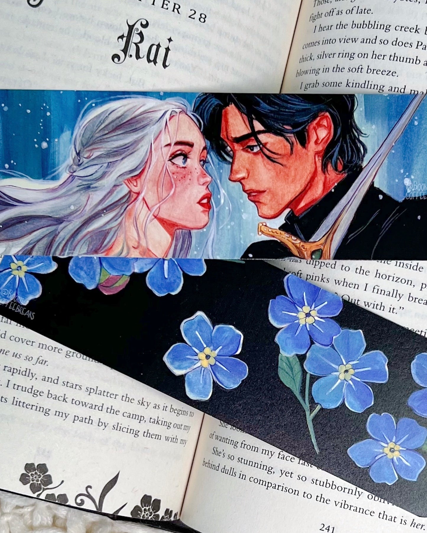 ⚔️Forget Me Not – Double-Sided Bookmark