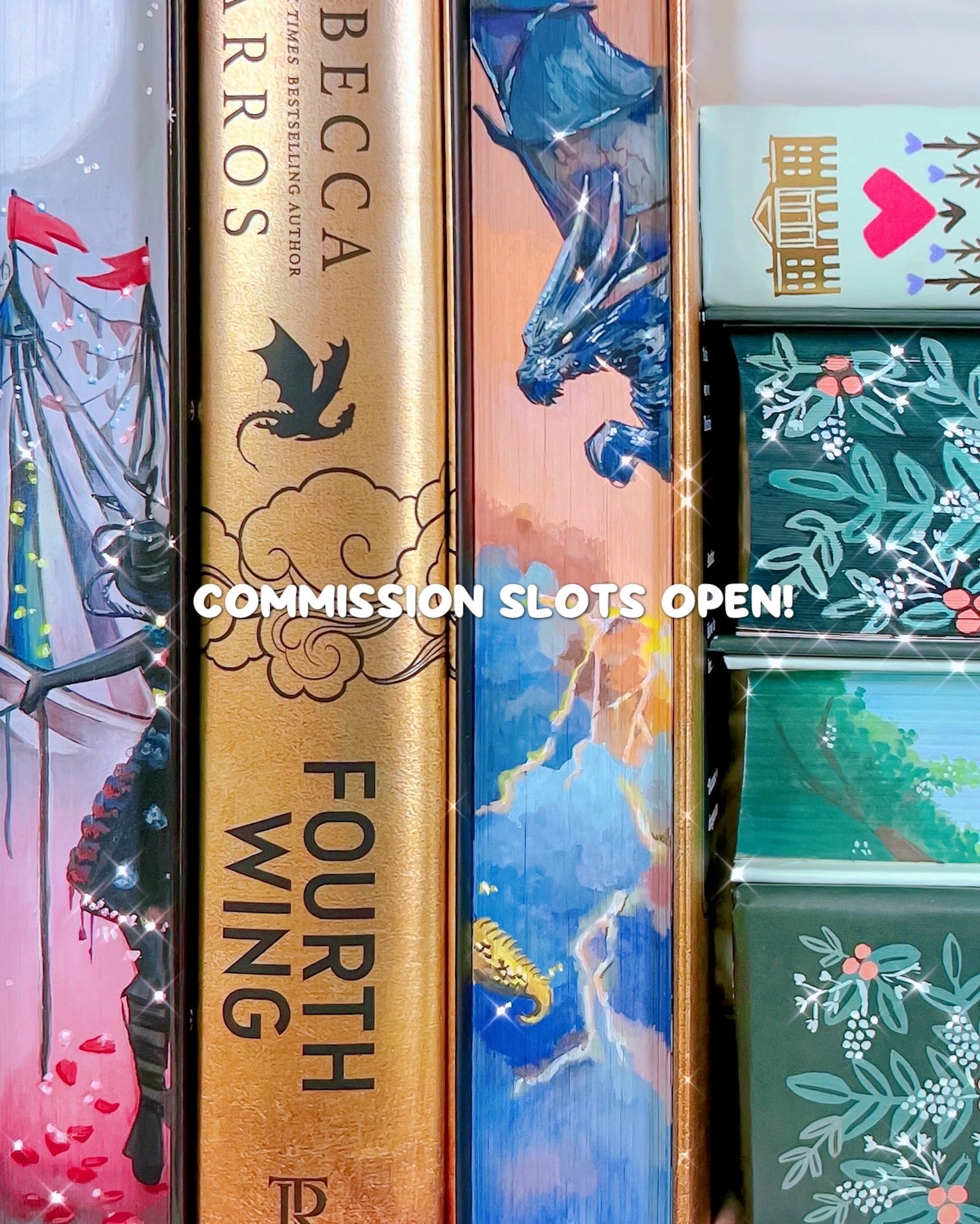 Fore-Edge Painting Commission May 2025 - Custom Hand-Painted Book | Please READ DESCRIPTION🎀🖌️