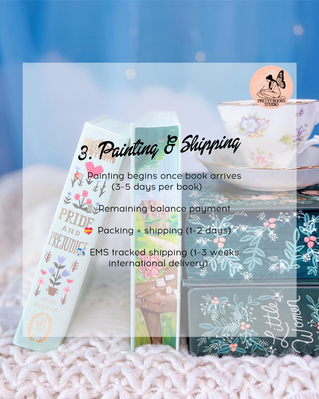 Fore-Edge Painting Commission May 2025 - Custom Hand-Painted Book | Please READ DESCRIPTION🎀🖌️