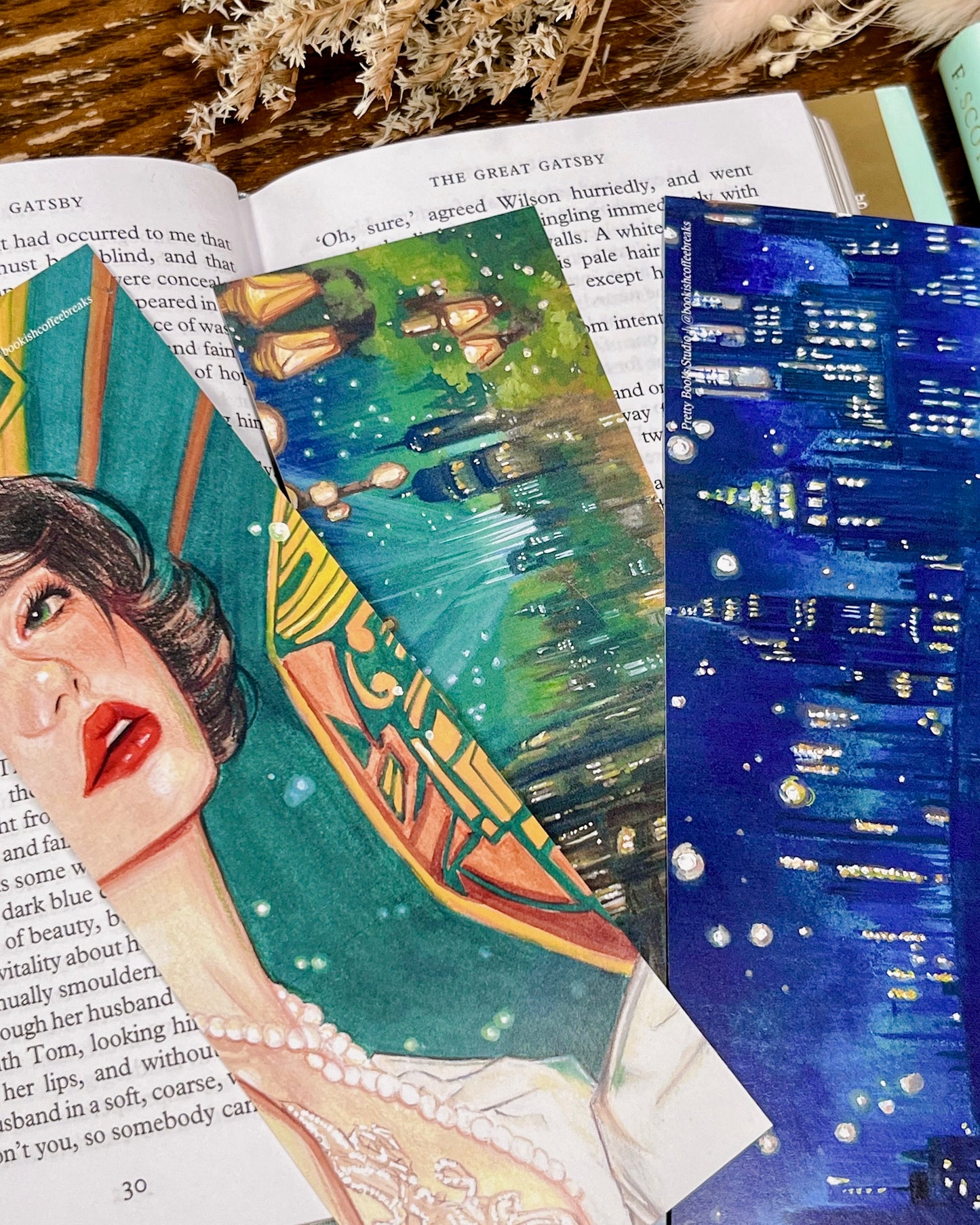 🍷The Great Gatsby Double-Sided Bookmark [3 VER.]✨