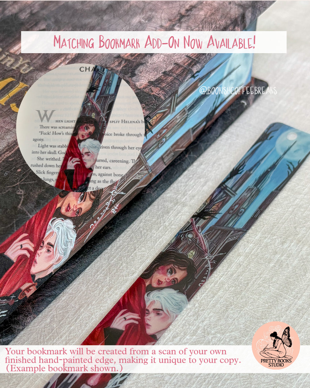 [2026] Fore-Edge Painting Commission - Custom Hand-Painted Book | Please READ DESCRIPTION🎀🖌️