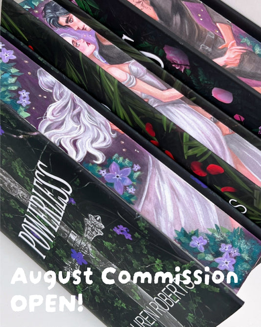 [2025] Fore-Edge Painting Commission - Custom Hand-Painted Book | Please READ DESCRIPTION🎀🖌️