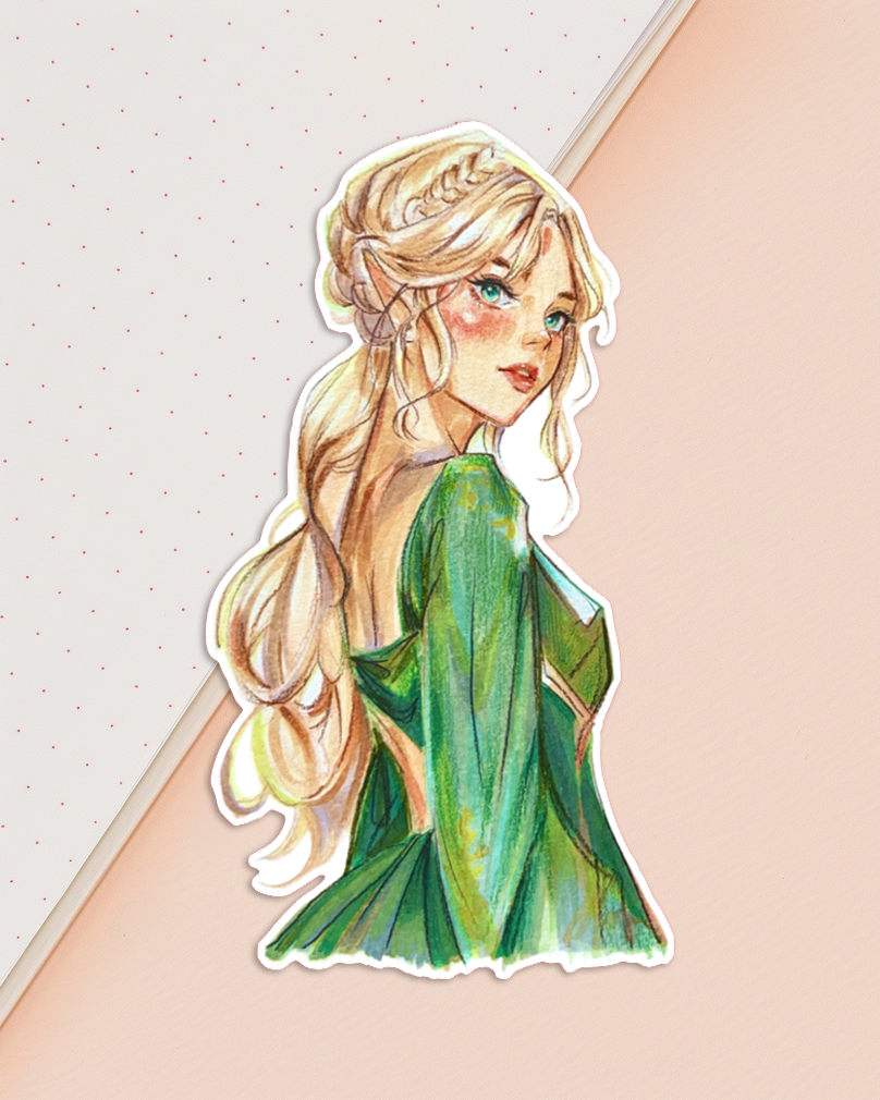 🔥 Fireheart – Matte Sticker