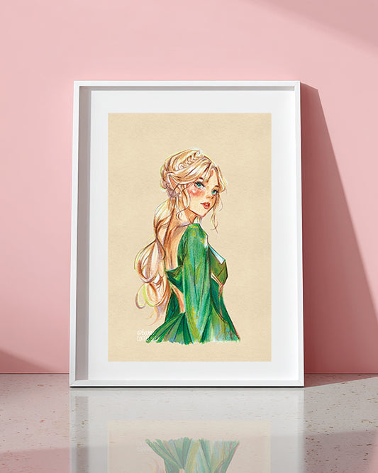 🔥 Fireheart – Postcard / Mini Art Print